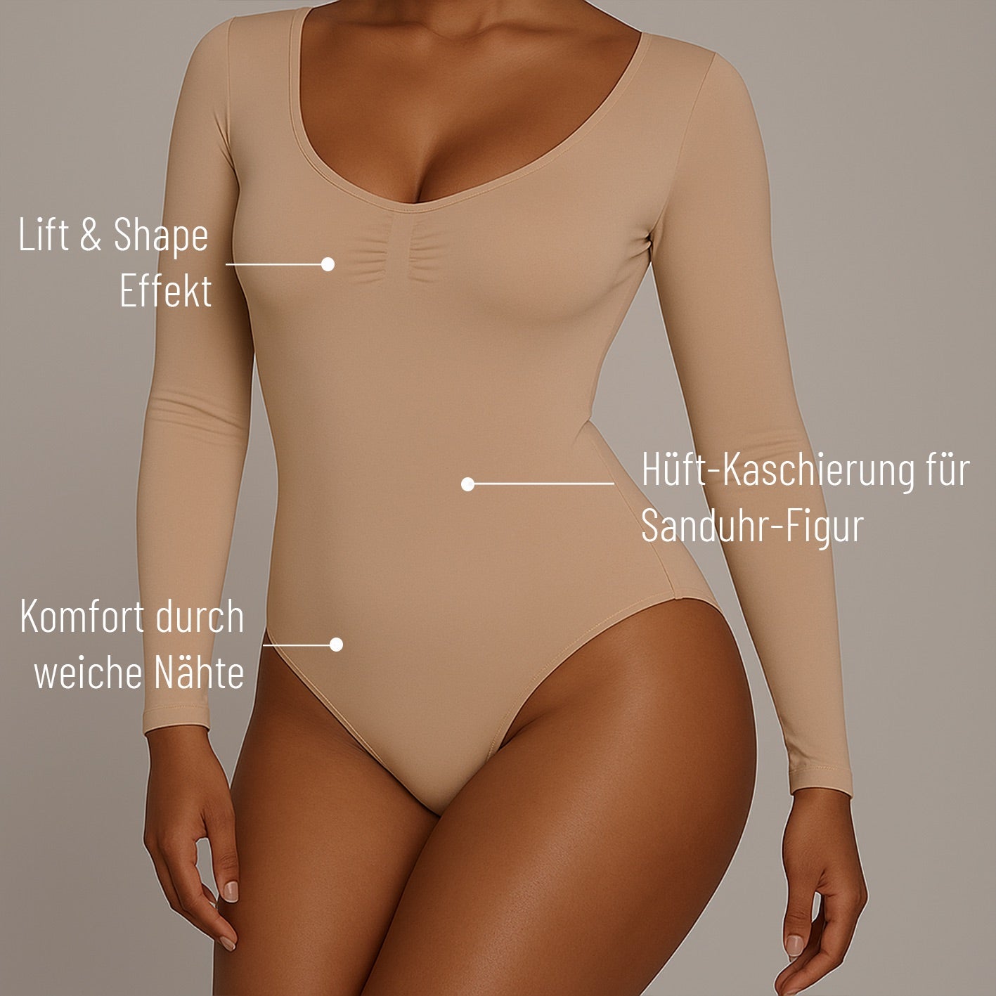 Longsleeve String Bodysuit