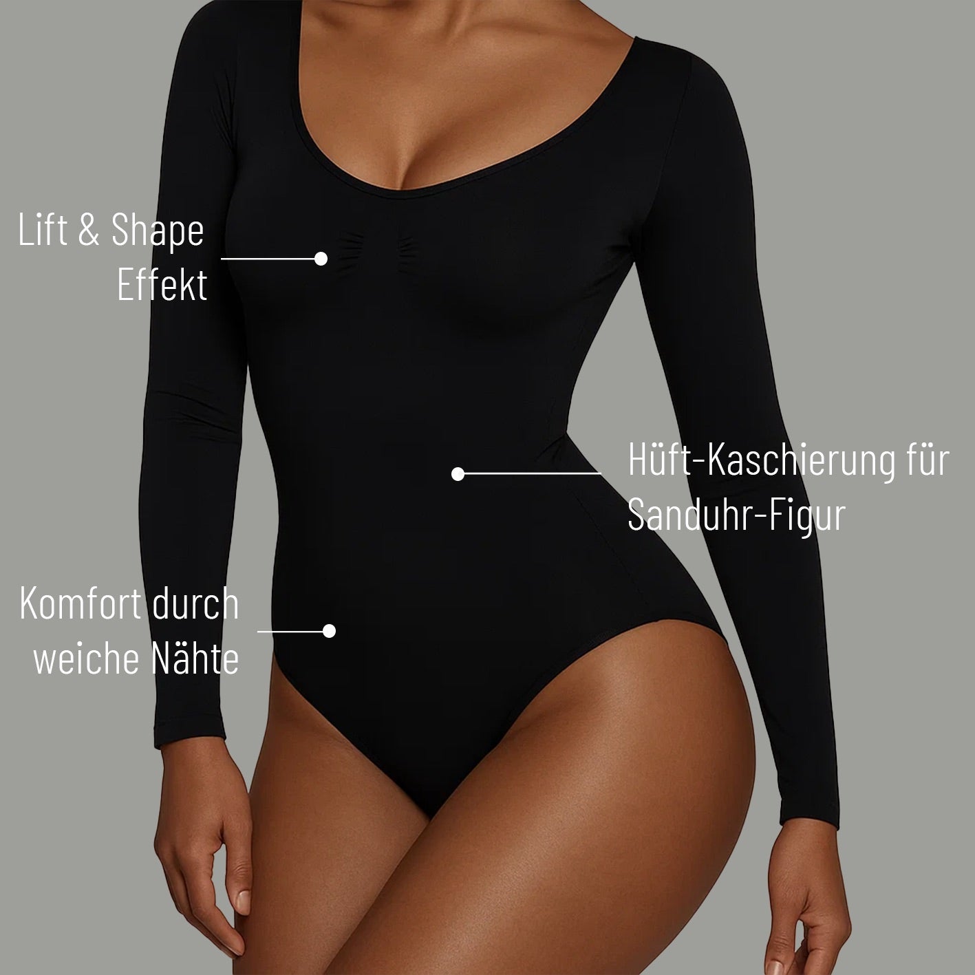 Longsleeve Slip Bodysuit