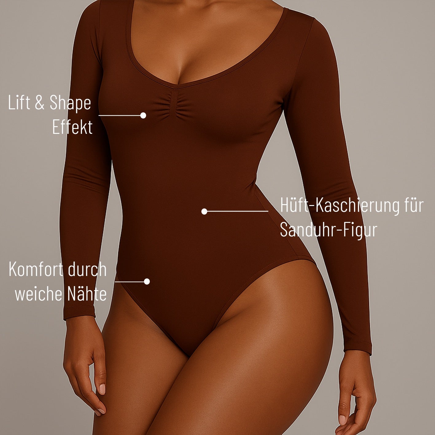 Longsleeve Slip Bodysuit