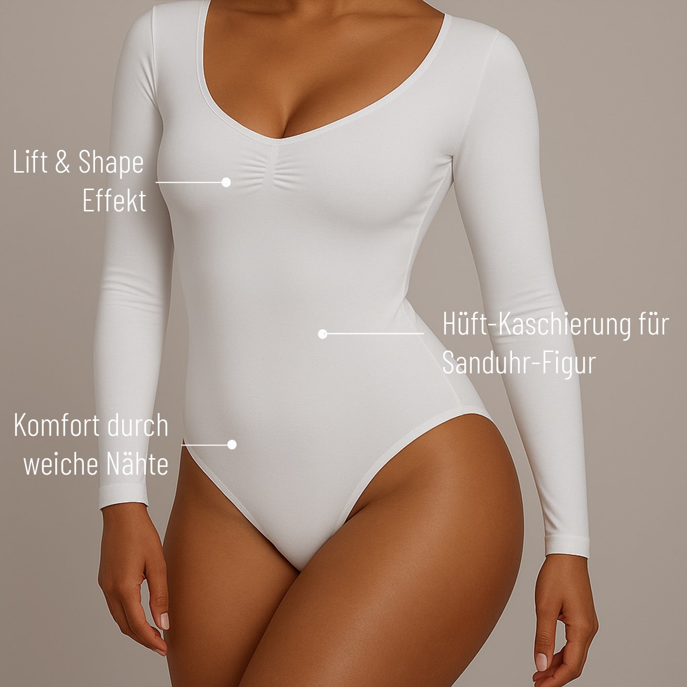 Longsleeve Slip Bodysuit